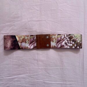 Vintage Diesel Brown and Pink Women's Belt